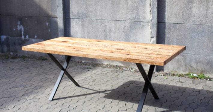 Møbler i genbrugstræ smalltime woodshop Stue uden sofa