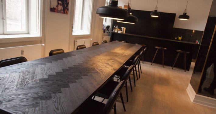 Møbler i genbrugstræ smalltime woodshop Stue uden sofa